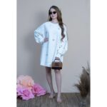 Back Elastic Studd Dress