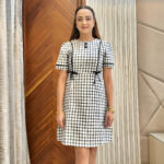 DW Little Bow Tweed Dress