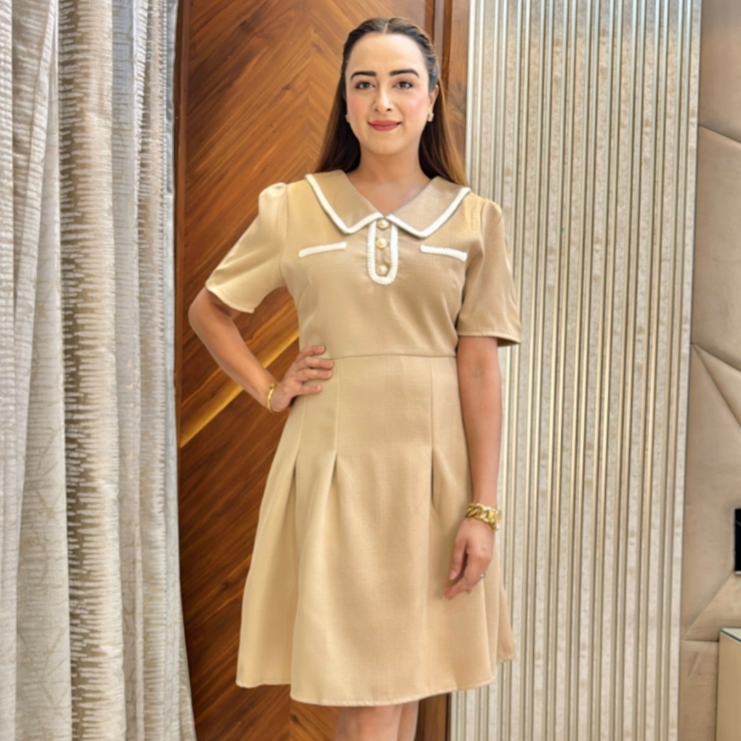 9 DW Thread Collar Dress - Image 1