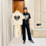 Heart Half Sleeve Tracksuit