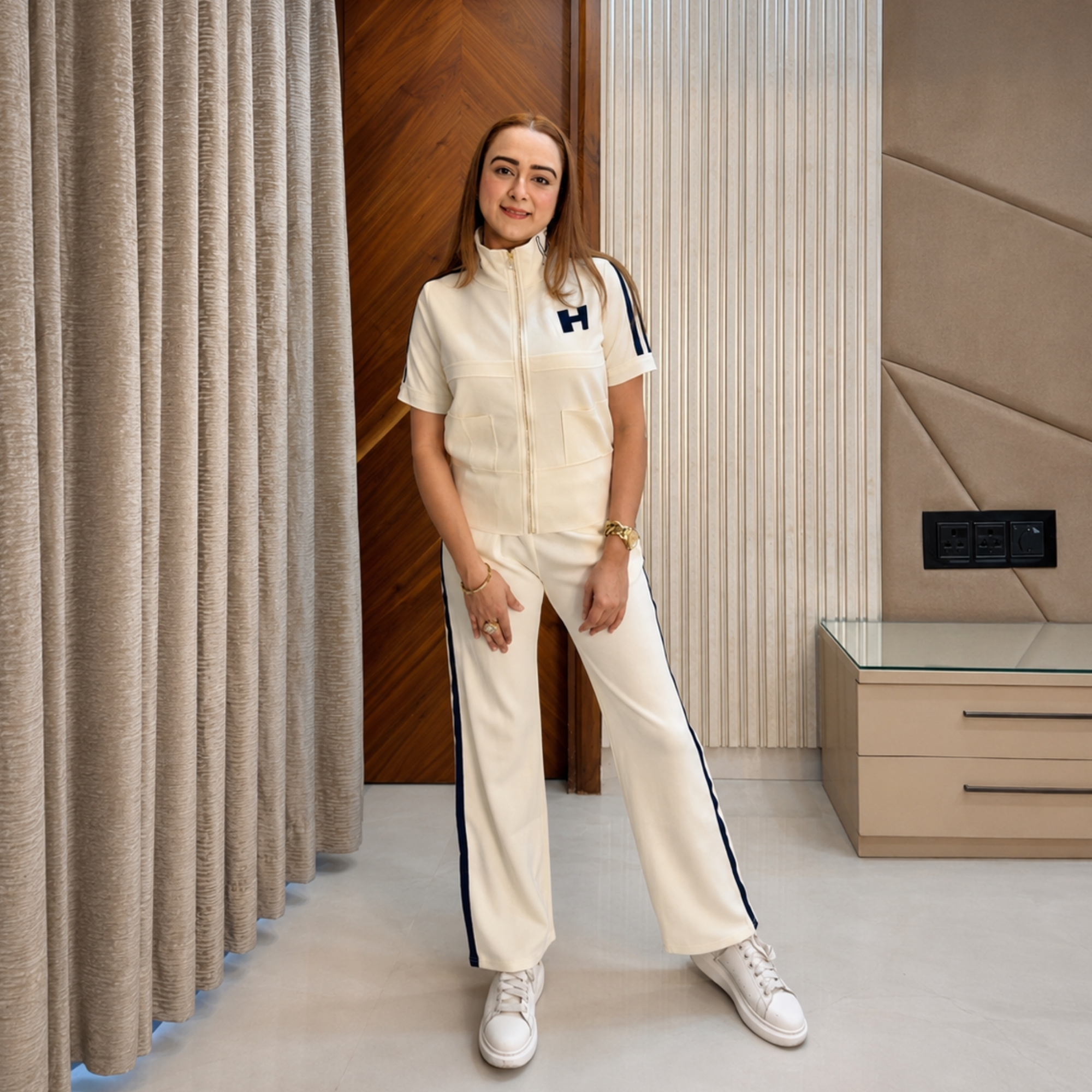 62 H Design Half Sleeve Tracksuit - Image 1